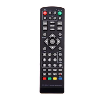 Universal Remote Control Asendamine Seadistamise Funktsioon, TV DVB-T2 pult Must Televisiooni pult 5