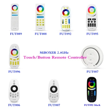 2.4 GHz Wireless Remote Control 4-Tsooni 8-Tsooni RGB +CCT/RGBW Ühte Värvi Touch Nupp Seinale paigaldatud Ühilduv MiBOXER tooted 15