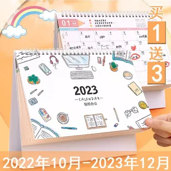 2023 laua kalender kõrge väärtus lihtne office kuu kalender desktop kaunistused armas loominguline kalender punch kava raamat 16