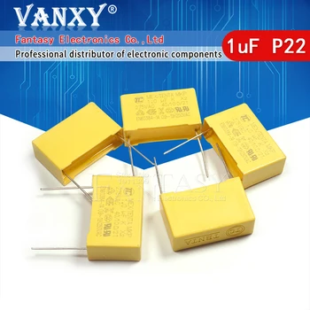 5tk kondensaator X2 kondensaator 275VAC Pigi 27.5 mm X2 Polypropylene film capacitor 1uF 8