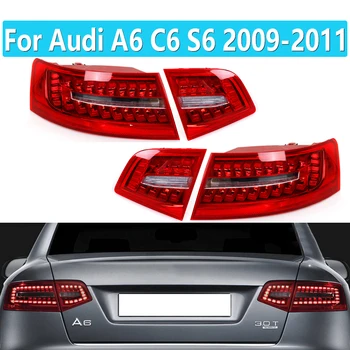1Set Audi A6 C6 S6 Quattro RS6 Sedaan Sedaan 2009-2011 LED suunatuled Piduri Lambi 4F5945095J 4F5945096J Saba Kerge Kokkupanek