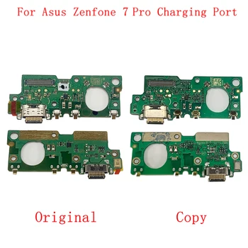 Algne Laadimine USB-Liidesesse Juhatuse Flex Kaabel Asus Zenfone 7 Pro ZS670KS ZS671KS laadimispistik Parandus Osad 13