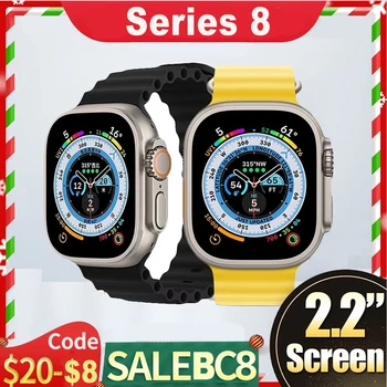 TS8+ Ultra Smartwatch 49mm 2,2 tolline Ekraan, 1:1 Originaal TS8 pluss Smart Watch seeria 8 Keha Temp Mehed Naised NFC Rõhk KOMPASS 4