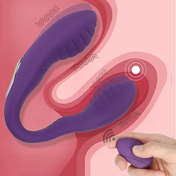 U Kuju Vibraator Naistele Dildo G Spot Stimulaator Kahekordne Vibraatorid Kantavad Naine Vibraator Masturbatsioon Sugu Mänguasjad Täiskasvanute Mängud 12