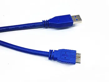 1,5 M USB 3.0 SuperSpeed 5Gbps Tüüp Meeste Micro B Male Kaabel Kõvakettad 4