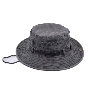 YIJAY meeste bob suvel kopp mütsid väljas kalapüügi lai nokk müts UV protecction ühise põllumajanduspoliitika mehed matkamine sombrero gorro päike müts meestele 6