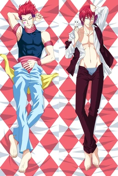 60*180cm Anime HUNTERxHUNTER Hisoka Coplay Keha padjapüür Kate Padjapüür Kostüüm Rekvisiidid Tarvikud 1