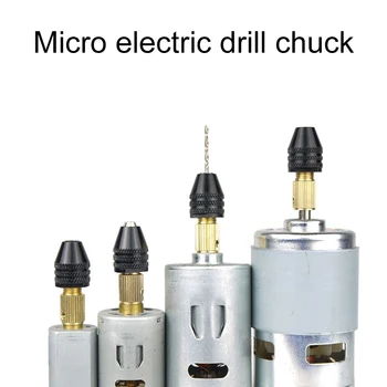 Väike Electric Drill Bits Collet Micro Twist Puurida Tugev Sitkus Kaasaskantavad Elektrilised Chuck Komplekt Kuuskant Mutrivõti 7