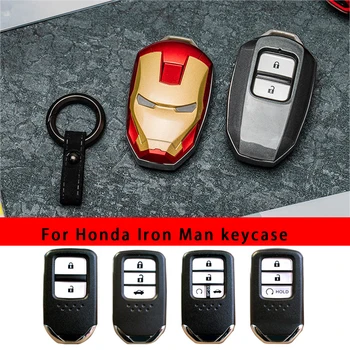 Sobib Honda Civic Accord Odyssey CRV-HRV JAZZ Linna Peamiste Juhul kaitsekaas Honda Smart Key Iron Man Kuju Võtme Kate 1