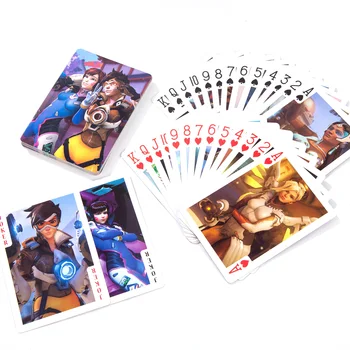 Anime JK Overwatch Anime mängukaardid Paber Poker Kaardid 16