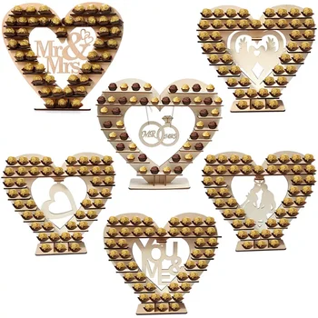 Kaunistamiseks Kook Seista Candy Bar Ferrero Rocher Šokolaadi Seista Puust Süda Puu Vitriin Tabel Teenetemärgi Mariage 12
