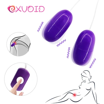 EXVOID Topelt Hüpata Muna Vibraator G-Spot Massager Sugu Mänguasjad, Naiste Kliitori Stimulaator USB Power Vibraator Täiskasvanud Tooted 16
