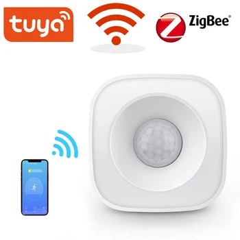 Tuya ZigBee/WiFi PIR Liikumisandur, Juhtmevaba Infrapuna Anduri Turvalisus signalisatsioon Sensor Smart elu APP Kontrolli Ühilduva