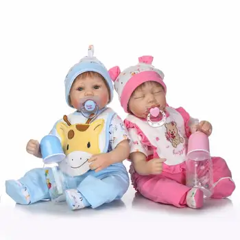 mini silikoonist uuestisündinud beebi nukud kaksikud tüdrukud poiste silmad 40cm beebi suletud ja avatud mänguasjad lastele uusaasta kingitus sündinud elus 12