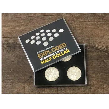 Plahvatas Kõnnib Vabaduse Poole Dollari J. C Magic Coin Pommitaja Magic Trikke Etapp lähedalt Trikk Rekvisiidid Mündi Ilmumist Magia Lõbus 15