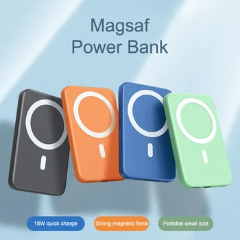 10000mAh Kaasaskantav Magnet Traadita Power Bank For Iphone 12 13 Pro Max 15W Kiire Induktsioon Laadija Mobiiltelefoni Väliste Aku 12