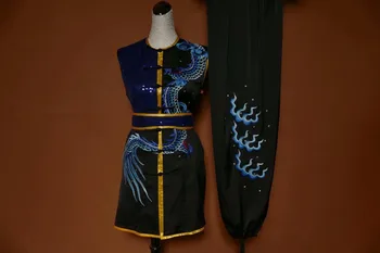 wushu taichi taiji riided changquan ühtne Võitluskunstide konkurentsi rõivaid tikitud kungfu nanquan taolu riided ühtne 12