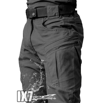 Linna Sõjalise Tactical Püksid Meestele Võidelda Cargo Püksid Multi-tasku Veekindel Pant Vabaaja Koolitus Tunked Riided Matkamine 4