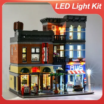 LED Light Up Komplekt 10246 Detektiiv Büroo Kooskõlas 15011 (Ei Sisalda ehitusplokk Mudel) 13