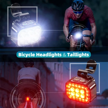 Jalgratta Esitulede Saba Kerge MTB Road Bike Ere Taskulamp Jalgrattasõit Veekindel 500 Luumenit LED-12H tööaja Tüüp-C Sulam ta