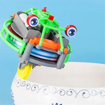 Elektrilised Trummel Wheeled Loominguline Pöörleva Robot Gyro Line Täiskasvanud Lapsed Uudsus Must Tehnoloogia Plastist Mänguasjad Stress Relief Kingitus 6