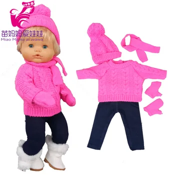 40 cm Nenuco nukk riideid, kampsun ja müts, sall 40cm Ropa y su Hermanita baby doll outwear talvel soe komplekt
