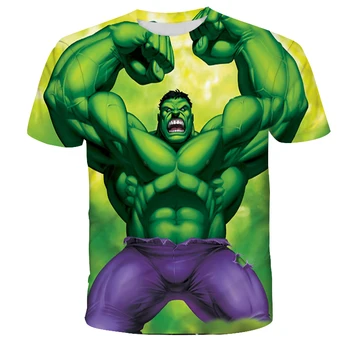 2023 Laste Riided Hulk Spider-Man Imestad, Print T-Särk + lühikesed Püksid Poiste ja Tüdrukute T-särk Sarmikas Suvel Mahub 9