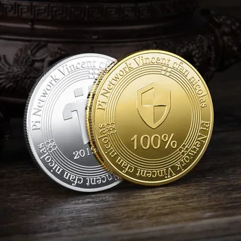 20190314 100% Virtuaalne raha bitcoin Mälestusmündid Pi Võrgustik, Vincent cfan nicolas Kogumise metallist käsitöö