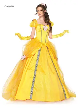 Luksus Lumi Valge Cosplay Kostüümid Naised Kannavad Täiskasvanud Fantasia Karneval Pool Cartoon Princess Lumi Valge Kleit Kostüümid 9