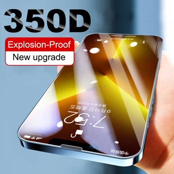 350D Kaardus Serv Ekraani Kaitsva Klaasi kohta iphone 11 12 13 14 PRO MAX Screen Protector Glass iphone 13 11 12 14 Pro XR Film 12