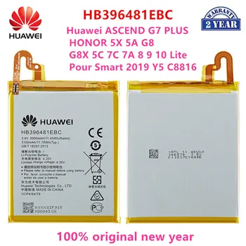 100% Orginaal HB396481EBC Aku Huawei ASCEND G7 PLUS AU 5X 5A G8 G8X 5C 7C 7A 8 9 10 Lite Vala Smart 2019 Y5 C8816