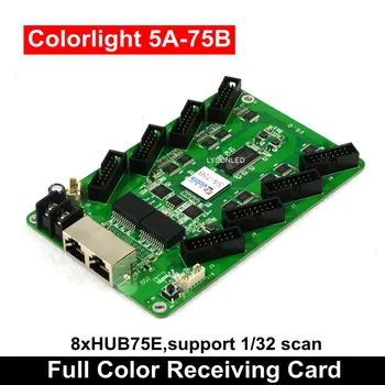 Tasuta Kohaletoimetamine Colorlight 5A-75B Sünkroonne kaartide Vastuvõtmise 8xHub75E Scan 1/32 Värviline LED Kuvari Töötleja 14