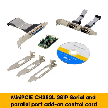 Mini PCIE CH382L 2S1P Serial Ja Parallel Port Täiendavat Kontrolli Kaardi Tööstus-Klassi Multi-I/O Control laienduskaardi 16