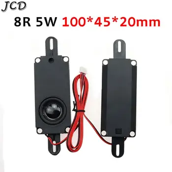 JCD 2tk/lot 5W 5Watt 8 Oomi 8R Audio Kõlarid 10045 LED-LCD TV, Kõlar 8Ohm 5W Kahekordse membraaniga Kõlar Bassi 10 x 4.5 x 2 cm 2