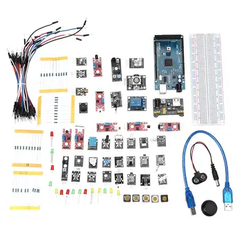 DIY Mega 2560 R3 HC-SR04 Arengu Pardal 37 1 Andur-Komplekt Arduino plastikust kasti pack