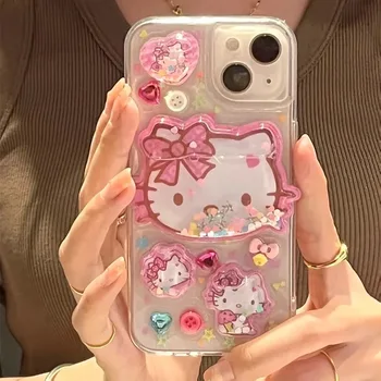 Kawaii Hello Kitty Cartoon Raba Telefon Case For Samsung Galaxy S20 S21 FE Note20 Ultra 5G A80 A51 A71 A82 Selge Korral Kingitus 15