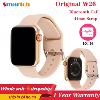 6. seeria Smart Watch 2020 IWO W26 Pro SmartWatch EKG-Südame Löögisageduse Monitor Temperatuur Veekindel PK IWO 8 13 Apple ja Android 12