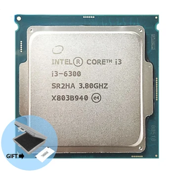 Intel Core i3-6300 i3 6300 3.8 GHz Dual-Core Quad-Lõng CPU Protsessor 4M 51W LGA 1151 14