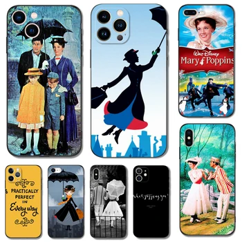 Must tpü case for iphone 14 13 12 11 mini pro MAX 5 5s se 2020 6 6s 7 8 plus x 10 XR, XS kate Mary Poppins 13