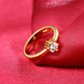 Kuum luksus disainer Moissanite 925 Sterling hõbe kullatud ilus teemant rõngad naine, mood pool pulm ehteid 1