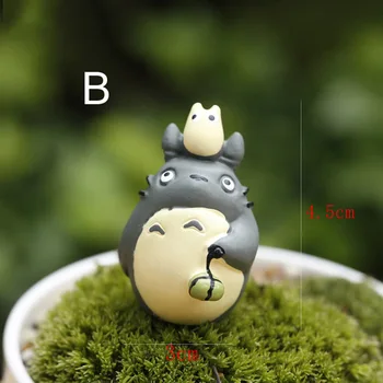 Multi Totoro Tegevus Arvandmed Jaapani Anime Kujukeste Haldjas Kääbus Terrarium Multikas Loomade Käsitöö Decor DIY Tarvikud 10