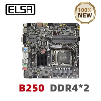 ELSA B250 Mini ITX Emaplaadi LGA 1151 Dual Channel DDR4 Toetada Core i3/i5/i7 Pentium Celeron 6/7/8/9. Gen CPU Brand New