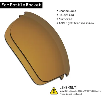 SmartVLT Polariseeritud Päikeseprillid Asendamine Läätsed Oakley Bottle Rocket - Pronks Kuld 8