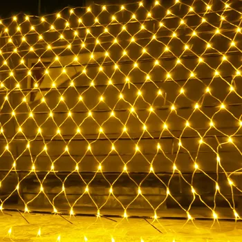 Thrisdar 3*2m 4.5*1,5 m 6*4M LED-Net Silma Haldjas String Light Christmas Pulmad, Puhkus Taust Akna Kardin Net Valguse 16
