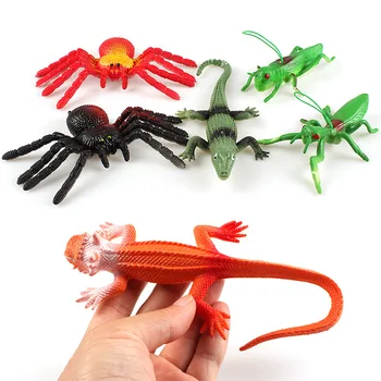 Simulatsioon Spider Skorpion Sisalik Locust Putukate Trikk Jant Mänguasi Tunnetus Haridus Mänguasjad aprill Fool ' s Day Kingitus Lastele 5