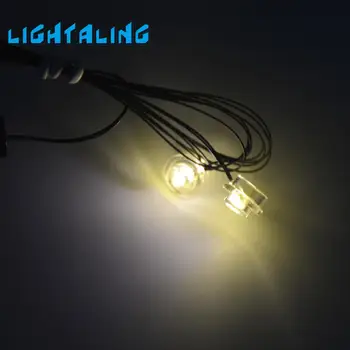 Lightaling Hoone Plokid, Tellised Tarvikud LED Light Kit Saab Kaunistada Kõik Plokid Hoone Mänguasjad USB-Laadimine Mudel 15