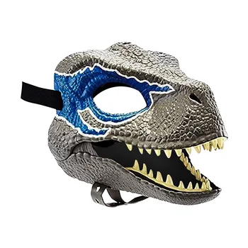 3D Dinosaurus Mask Rolli Mängida Rekvisiidid Tulemuslikkuse Peakatted Jurassic World Raptor Dinosaurus Dino Festival Karneval Kingitused 7