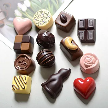 Külmik Sõnum Kleebis Loominguline Märkus Omaniku Külmkapimagneteid Magnet Kodu Kaunistamiseks Šokolaadi Toidu Simulatsiooni Dekoratiivsed 16