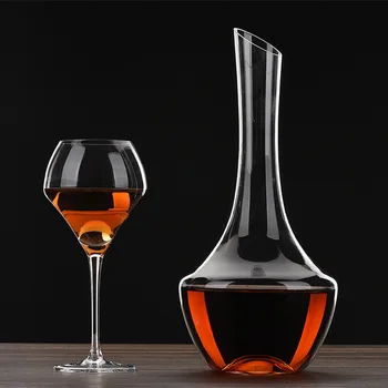 Punane Vein oodake, karahvin 1500ml Suur Kõht Plii-Vaba Crystal Klaas Veini Eraldaja Pere Baar Praktiline Punane Vein Peen Pourer Tööriist 1