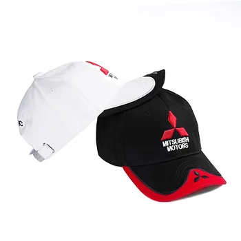 Hulgi-Uus 3D Mitsubishi Müts ühise Põllumajanduspoliitika Auto logo, MOTO GP Racing F1 Baseball Cap Müts Reguleeritav Vabaaja Trucket Müts hip-hop gorras 12